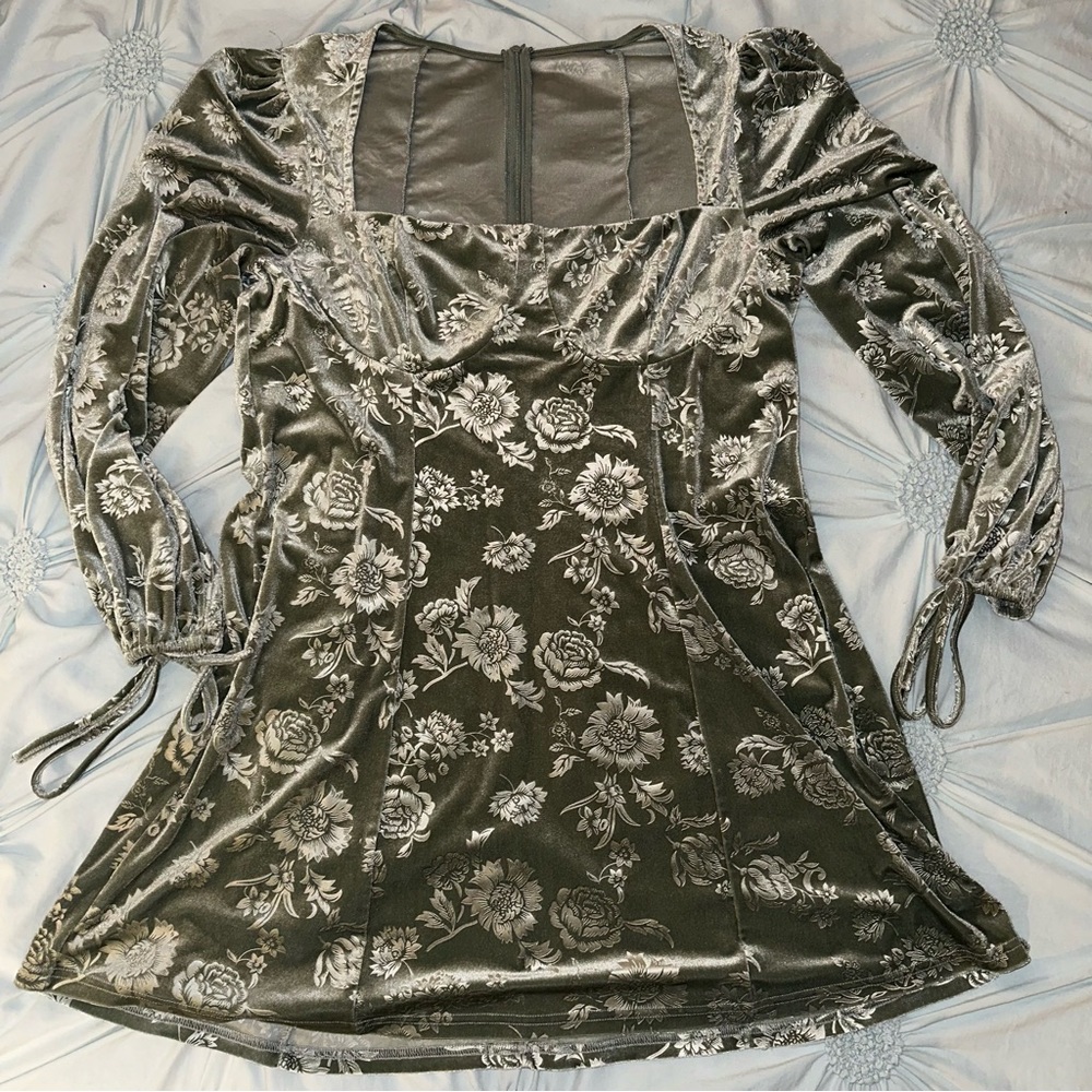 Velvet Green Dress (size 1X)